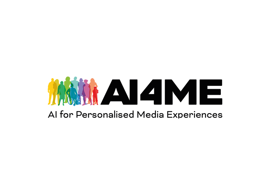 AI 4 ME projects logo with strapline AI for Personalised Media Experiences